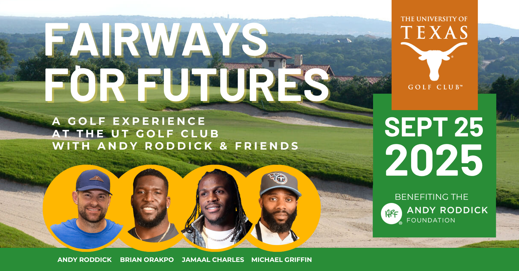 Fairways for Futures Golf Experience — Andy Roddick Foundation